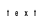text